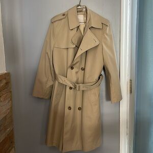 Vintage Misty Harbor Unisex Raincoat Trench coat size  38 short